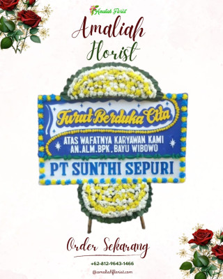 Papan Bunga Duka di Serdang