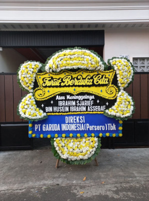 Papan Bunga Duka di Serdang