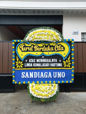 Papan Bunga Duka di Serdang