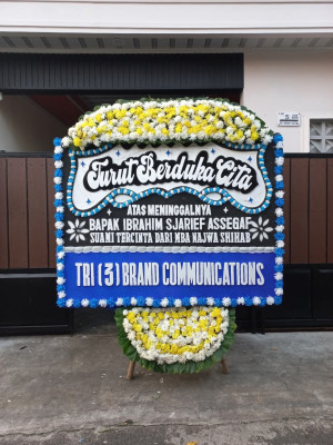 Papan Bunga Duka di Serdang